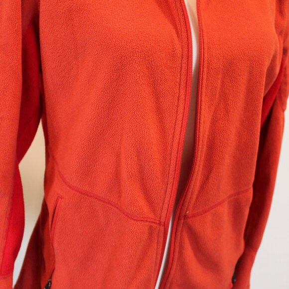 Gander Mountain Medium Weight Fleece Jacket in Orange/Red Size L - Picture 2 of 9